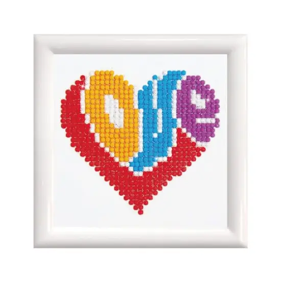 Diamond Dotz&reg; LOVE Diamond Painting Artwork Kit with Frame {1}