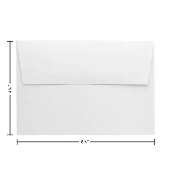 PA Paper&trade; Accents 4.25" x 6.25" White Envelopes, 50ct. {3}
