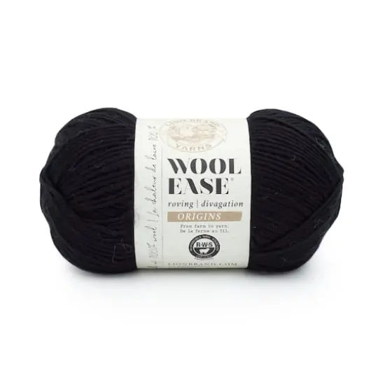 Lion Brand&reg; Wool-Ease&reg; Roving Origins Yarn Black {1}