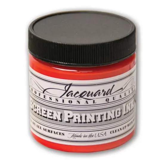 Jacquard Professional Screen Printing Ink, 4oz. Scarlet {1}