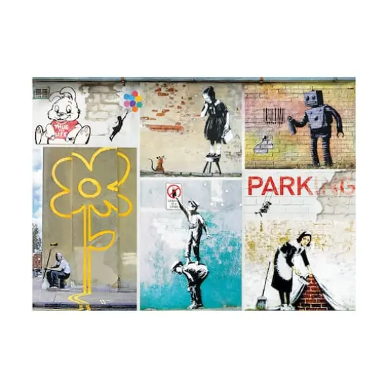 Street Art by Banksy: 1000 Pcs {3}