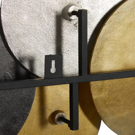 Gold, Silver & Gray Aluminum Wall D&eacute;cor {7}