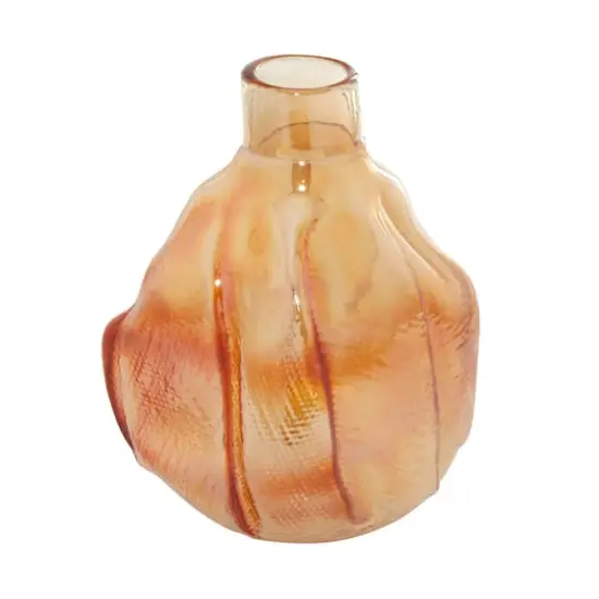 CosmoLiving by Cosmopolitan 14" Gold Glass Contemporary Vase {3}