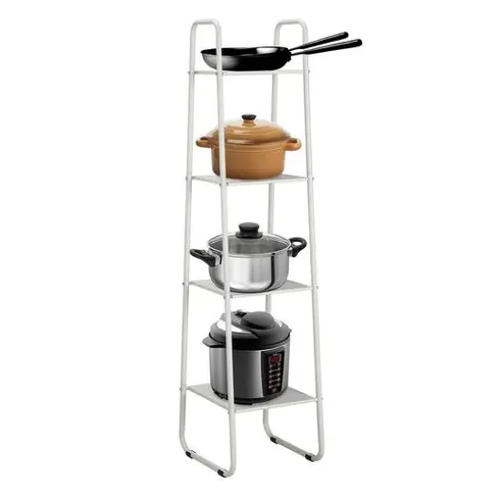 SunnyPoint 4-Tier Tower Rack White {1}