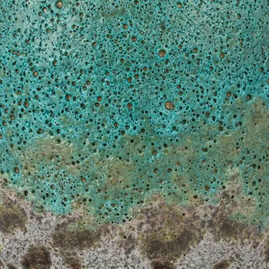 Hello Honey&reg; Green & Blue Textured Stoneware Vase Set {8}