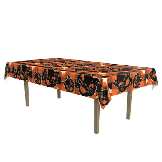 Beistle Vintage Halloween Fabric Tablecover {1}