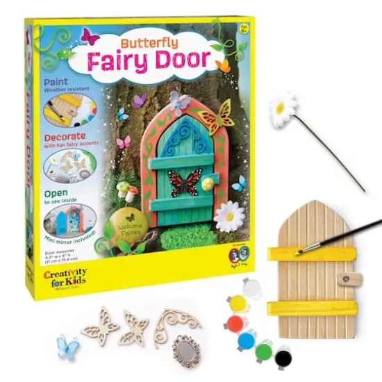 Creativity for Kids&reg; Butterfly Fairy Door Kit {1}