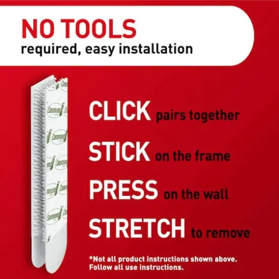 3M Command&trade; Medium Black Picture Hanging Strips {9}