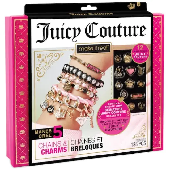 Make It Real Juicy Couture Chains & Charms Bracelet Kit {1}