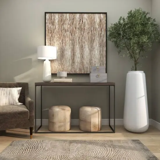 3ft. White Modern Tall Floor Vase {17}