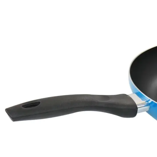 Gibson Home&reg; 8" & 10'' Blue Aluminum Frying Pan Set {3}