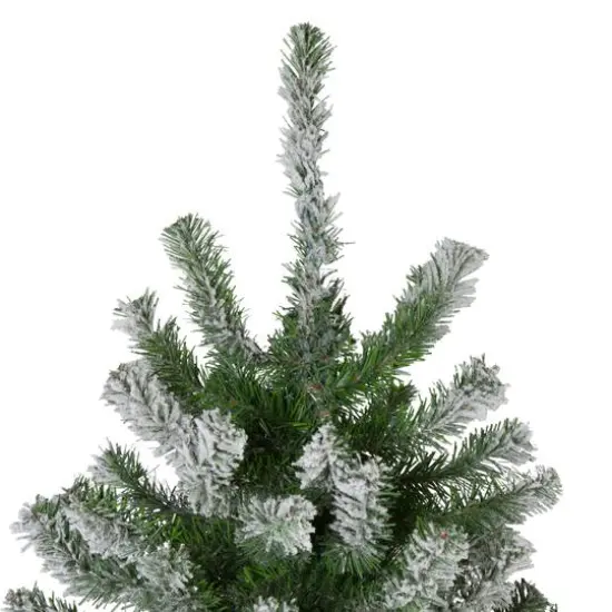 6ft. Unlit Flocked Alpine Artificial Christmas Tree {6}