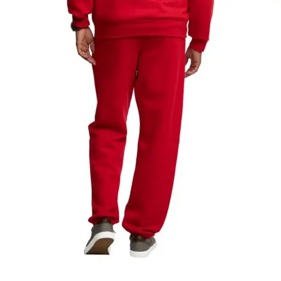 Fruit of the Loom Eversoft Fleece Elastic Bottom Sweatpant Red {6}