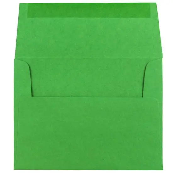 JAM Paper A2 Colored Invitation Envelopes, 50ct. Green {4}