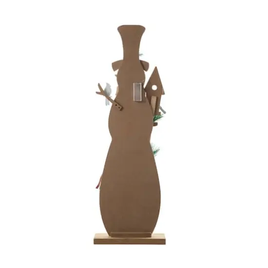 Glitzhome&reg; 36'' Lighted Wooden Snowman Porch D&eacute;cor {9}