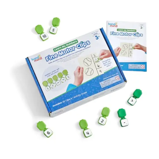 hand2mind&reg; Learn My Numbers Fine Motor Clips {1}