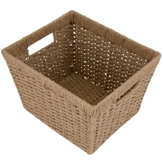Simplify Large Dutch Weave Storage Basket {9}