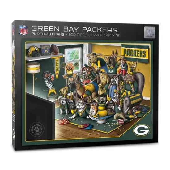 NFL Purebred Fans A Real Nailbiter 500 Piece Puzzle Green Bay Packers {1}