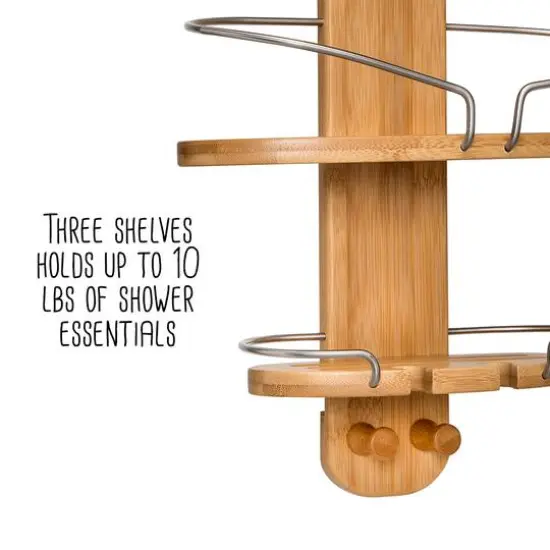 Honey Can Do Bamboo Hanging Shower Caddy {7}