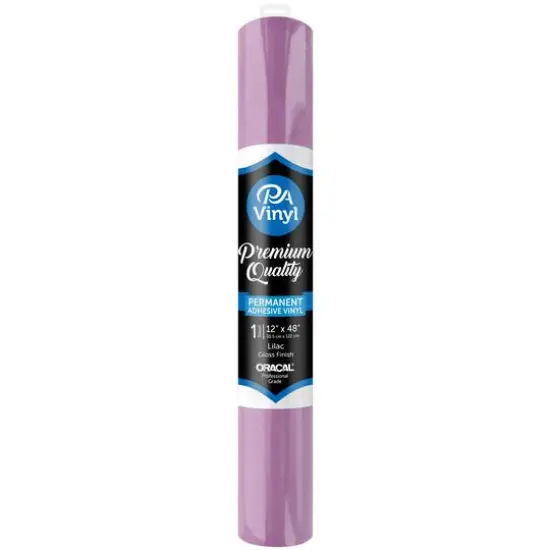 PA Vinyl Gloss Permanent Adhesive Vinyl Lilac {1}