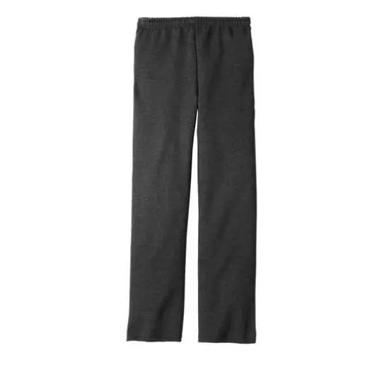 JERZEES&reg; NuBlend&reg; Open Bottom Pant with Pockets Black Heather {4}