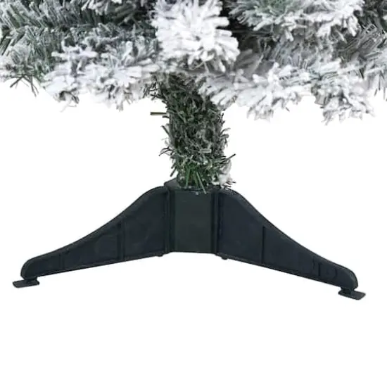 3ft. Unlit Flocked Rock Springs Spruce Artificial Christmas Tree {5}