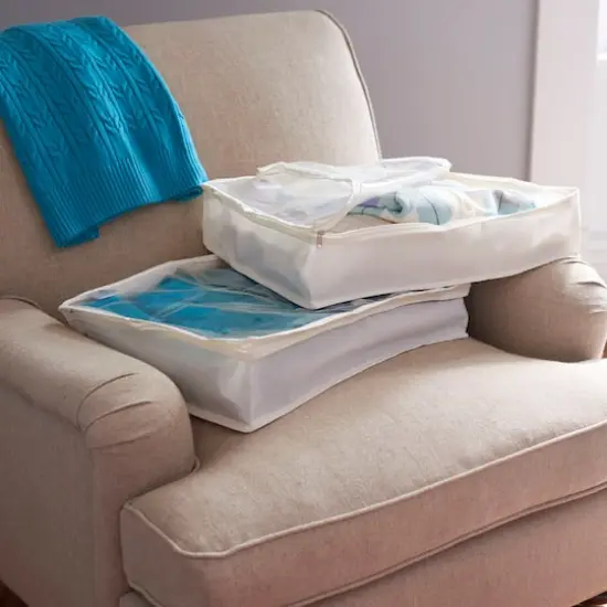 Household Essentials 15" Lightweight Canvas Sweater Bags, 2ct. {3}