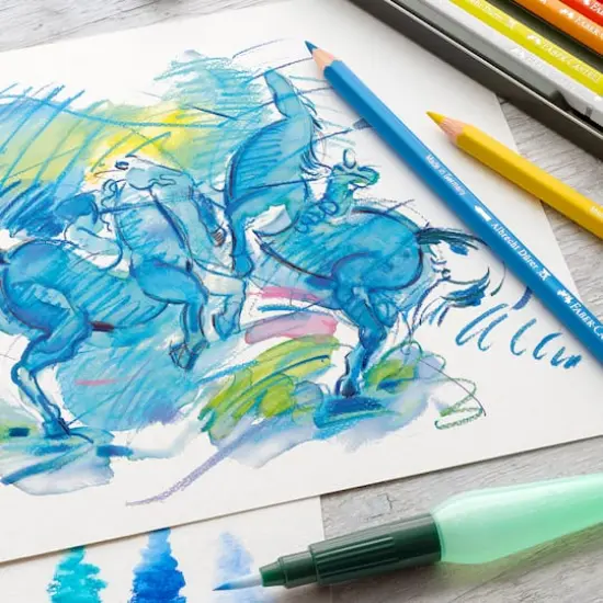 Faber-Castell Albrecht Durer 12 Color Watercolor Pencil Set {5}