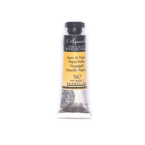 Sennelier French Artists' Watercolor, 10mL 567 Naples Yellow S1 {1}