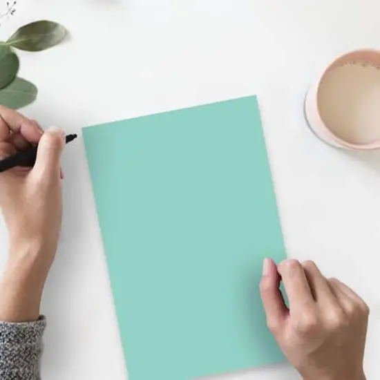 JAM Paper Matte 8.5" x 11" Extra Heavyweight Cardstock, 25 Sheets Turquoise {4}