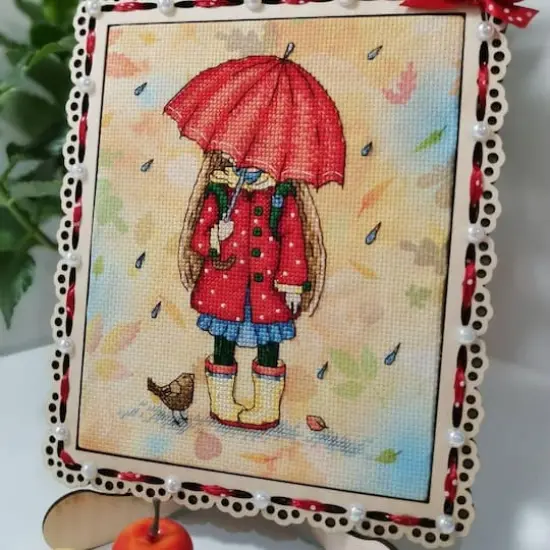 Mp Studia Autumn Walk Cross Stitch Kit {3}