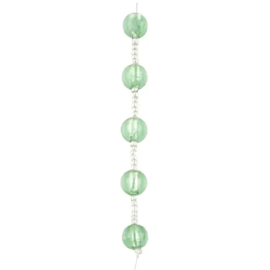 Green Lampwork Glass Round Beads by Bead Landing&trade; {4}