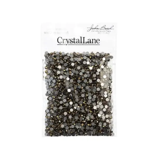 John Bead Crystal Lane SS12 Metallic Glass Round Flatback Rhinestones, 2,880ct. Metallic Gold {4}