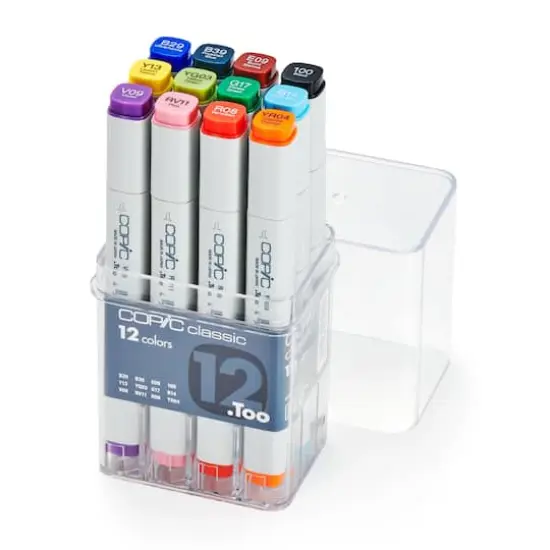 Copic Classic 12 Color Basic Marker Set {3}