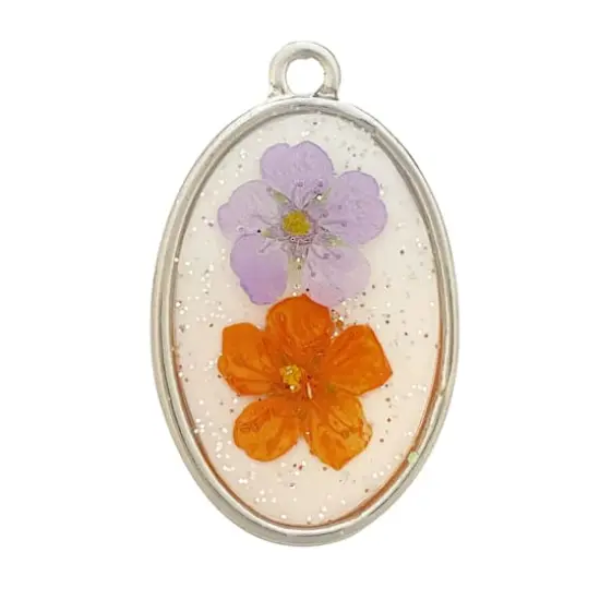 Blue Moon Studio&trade; UV Resin Craft Silver Simple Shapes Fillable Metal Charm Set {4}