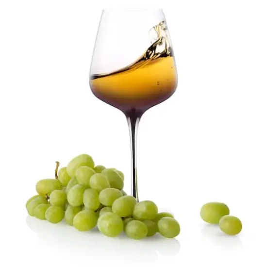 JoyJolt&reg; 17.8oz. Black Swan White Wine Glasses, 2ct. {5}