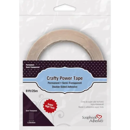 Scrapbook Adhesives Crafty Power Tape Refill, 0.25" x 81ft. {1}