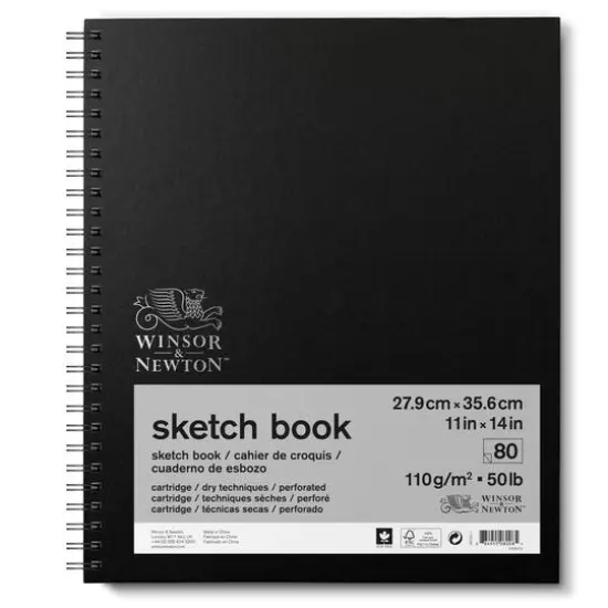 Winsor & Newton Sketch Book, Spiral-Bound, 7" x 10" {2}