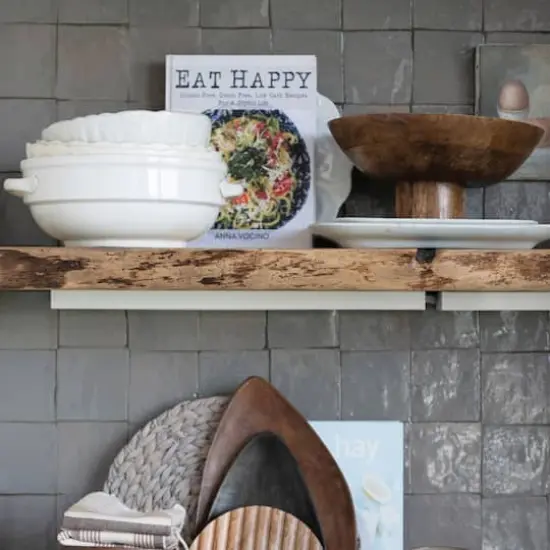 Hello Honey&reg; 11.5" Walnut Mango Wood Footed Bowl {5}