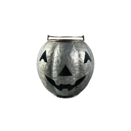 8.5" Jack-o-Lantern Candle Holder by Ashland&reg; Silver {3}