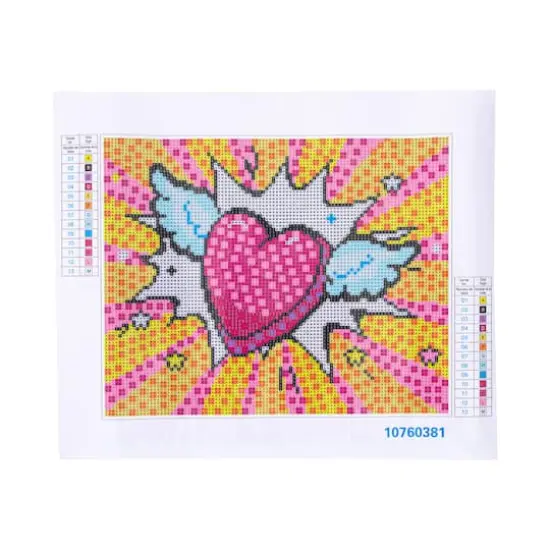 Pop Heart Square Diamond Art Kit by Make Market&reg; {4}