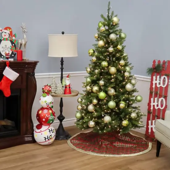 6.5 ft. Unlit Dunhill&reg; Fir Slim Artificial Christmas Tree {5}