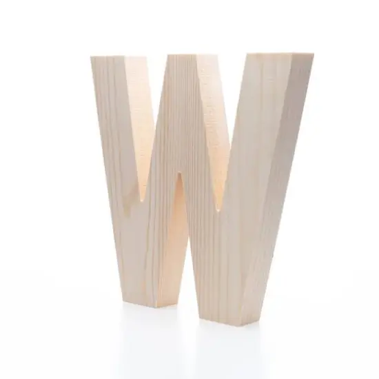 Hampton Art&trade; 8" Chunky Wood Letter {4}