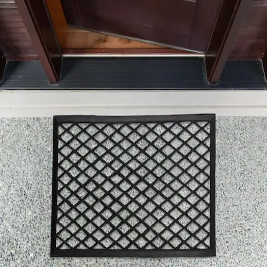 DII&reg; Diamond Lattice Rubber Doormat {5}