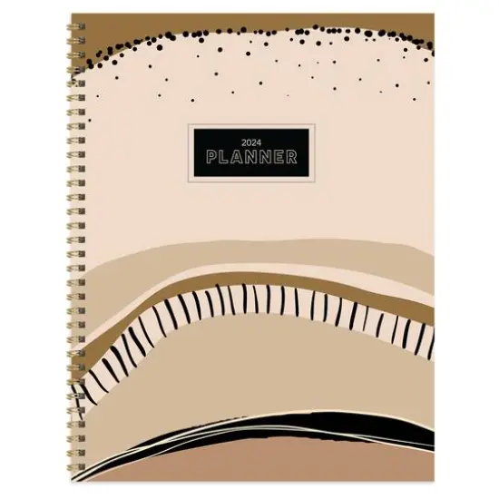 TF Publishing 2024 Black & Tan Large Planner {1}