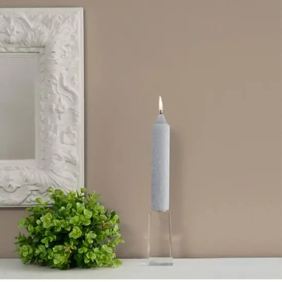 Root Candles 7" Unscented Timberline™ Collenette Taper Candles, 4ct. Platinum {4}