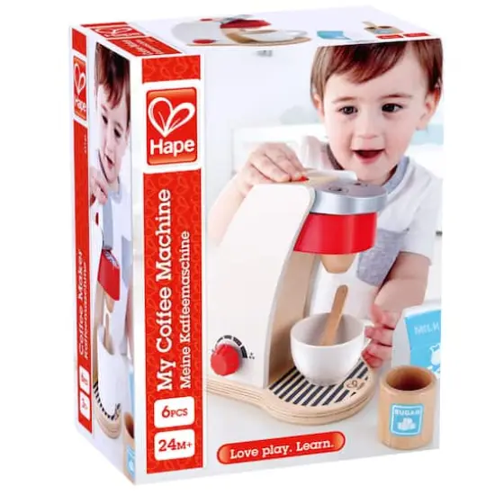 Hape White My Coffee Machine Kitchen Playset {3}