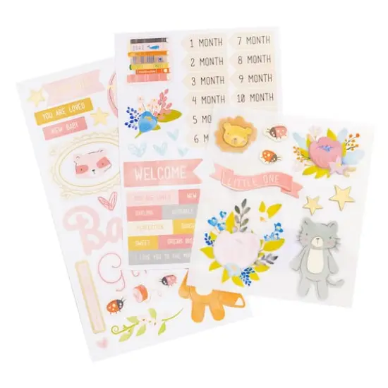 Girl Adventure Baby Stickers by Recollections&trade; {1}