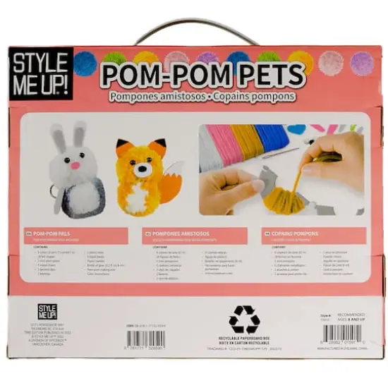 Style Me Up! Pom Pom Pets Activity Kit {6}