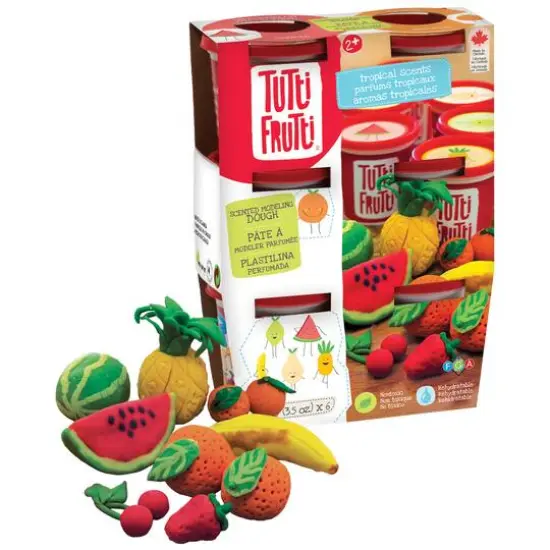 Tutti Frutti&reg; Tropical Scented Modeling Dough Tubs {7}